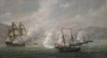 ヨハン・クリスティアン・クラウセンによるアルヴォエンの戦い 海戦